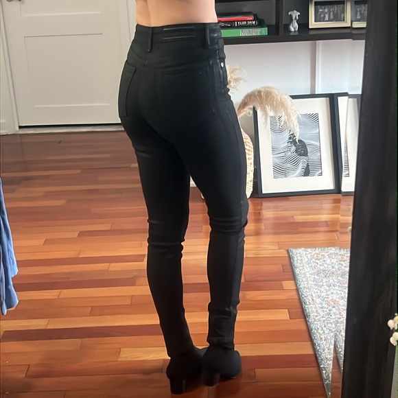 Rag and Bone Nina High Waist Coated Ankle Skinny Jeans - Picture 6 of 7